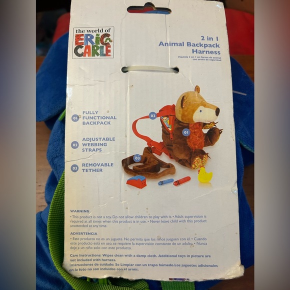 Eric Carle 2 in 1 Elephant Backpack Harness - Picture 2 of 4